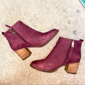 BLONDO Nova waterproof burgundy bootie